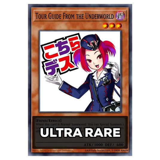 Tour Guide From the Underworld RA05-EN090 card from the Yu-Gi-Oh! set Rarity Collection 5