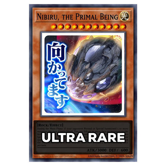 Nibiru, the Primal Being RA05-EN094 card from the Yu-Gi-Oh! set Rarity Collection 5