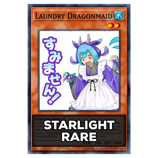 Laundry Dragonmaid RA05-EN095 card from the Yu-Gi-Oh! set Rarity Collection 5