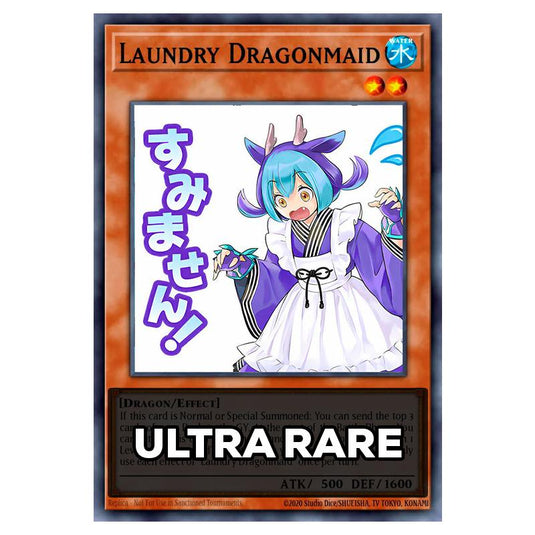 Laundry Dragonmaid RA05-EN095 card from the Yu-Gi-Oh! set Rarity Collection 5