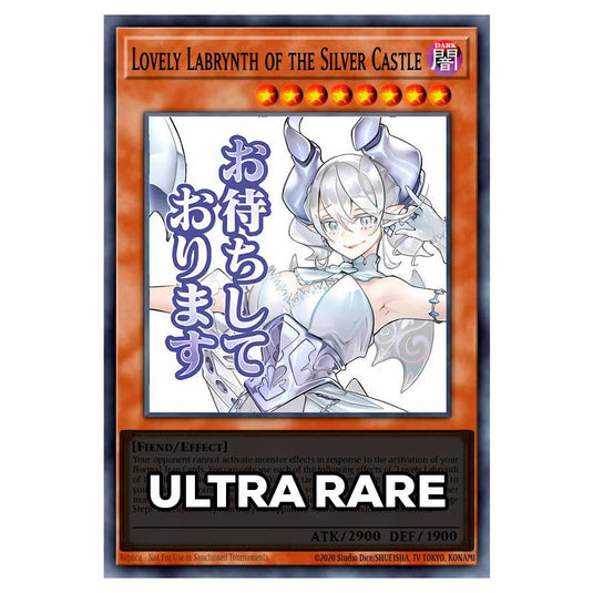 Lovely Labrynth of the Silver Castle RA05-EN099 card from the Yu-Gi-Oh! set Rarity Collection 5
