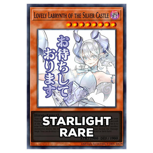 Lovely Labrynth of the Silver Castle RA05-EN099 card from the Yu-Gi-Oh! set Rarity Collection 5