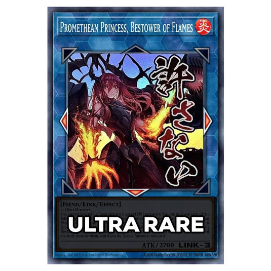 Promethean Princess, Bestower of Flames RA05-EN107 card from the Yu-Gi-Oh! set Rarity Collection 5