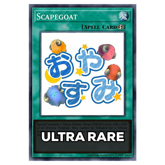 Scapegoat RA05-EN111 card from the Yu-Gi-Oh! set Rarity Collection 5
