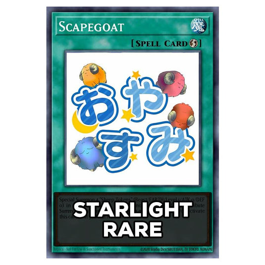Scapegoat RA05-EN111 card from the Yu-Gi-Oh! set Rarity Collection 5