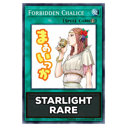 Forbidden Chalice RA05-EN115 card from the Yu-Gi-Oh! set Rarity Collection 5