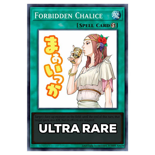 Forbidden Chalice RA05-EN115 card from the Yu-Gi-Oh! set Rarity Collection 5