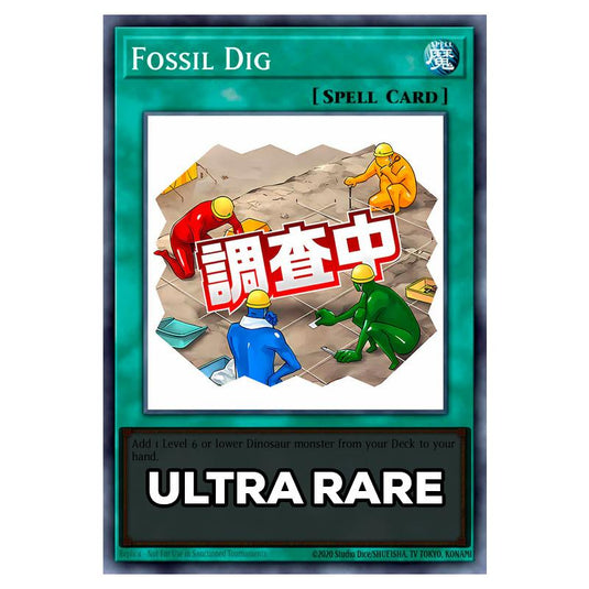 Fossil Dig RA05-EN116 card from the Yu-Gi-Oh! set Rarity Collection 5
