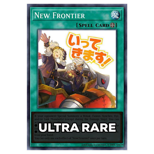 New Frontier RA05-EN121 card from the Yu-Gi-Oh! set Rarity Collection 5