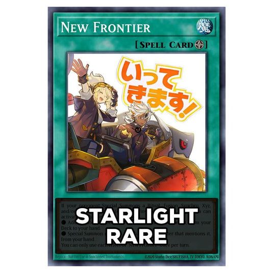 New Frontier RA05-EN121 card from the Yu-Gi-Oh! set Rarity Collection 5