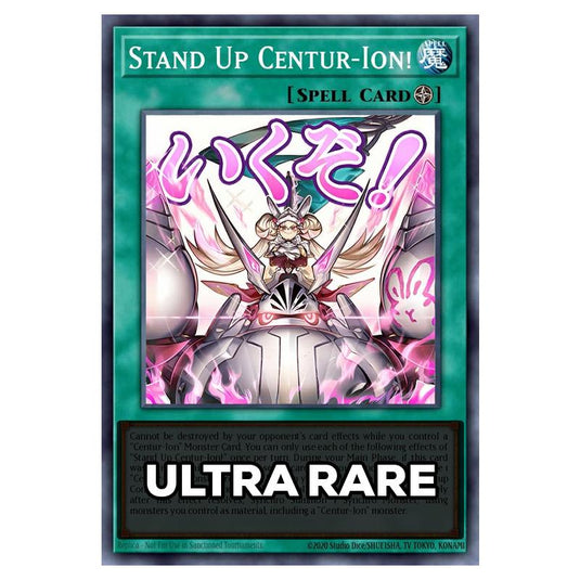 Stand Up Centur-Ion! RA05-EN122 card from the Yu-Gi-Oh! set Rarity Collection 5