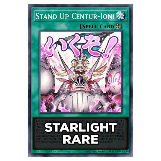 Stand Up Centur-Ion! RA05-EN122 card from the Yu-Gi-Oh! set Rarity Collection 5