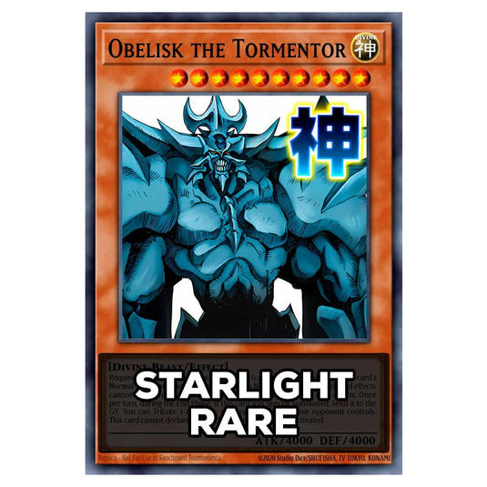 Obelisk the Tormentor RA05-EN129 card from the Yu-Gi-Oh! set Rarity Collection 5