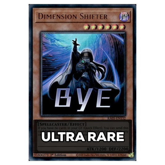 Dimension Shifter RA05-EN132 card from the Yu-Gi-Oh! set Rarity Collection 5