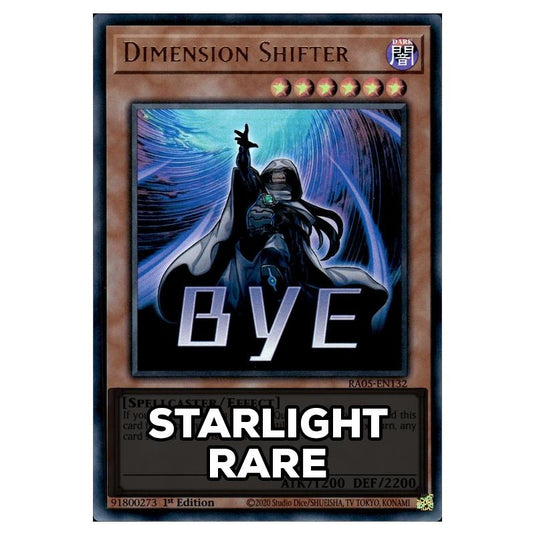 Dimension Shifter RA05-EN132 card from the Yu-Gi-Oh! set Rarity Collection 5