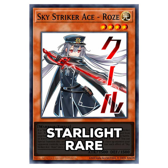Sky Striker Ace - Roze RA05-EN133 card from the Yu-Gi-Oh! set Rarity Collection 5