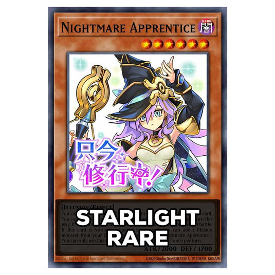 Nightmare Apprentice RA05-EN135 card from the Yu-Gi-Oh! set Rarity Collection 5