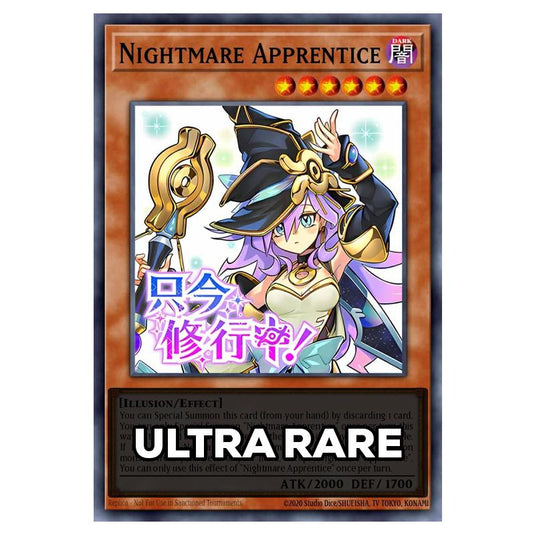 Nightmare Apprentice RA05-EN135 card from the Yu-Gi-Oh! set Rarity Collection 5