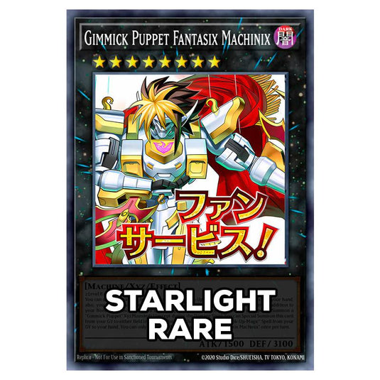 Gimmick Puppet Fantasix Machinix RA05-EN137 card from the Yu-Gi-Oh! set Rarity Collection 5