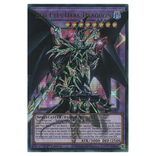 Red-Eyes Dark Dragoon RA05-EN141 card from the Yu-Gi-Oh! set Rarity Collection 5