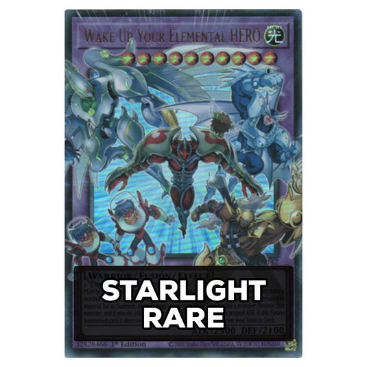 Wake Up Your Elemental HERO RA05-EN142 card from the Yu-Gi-Oh! set Rarity Collection 5