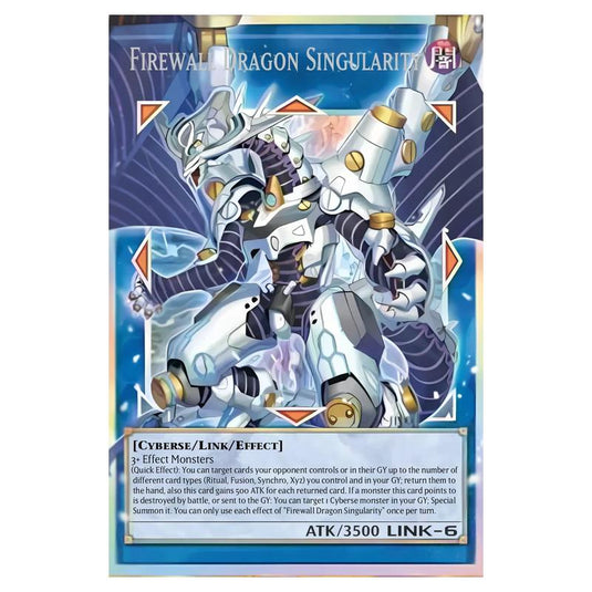 Firewall Dragon Singularity RA05-EN146 card from the Yu-Gi-Oh! set Rarity Collection 5