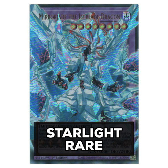 Mirrorjade the Iceblade Dragon RA05-EN148 card from the Yu-Gi-Oh! set Rarity Collection 5