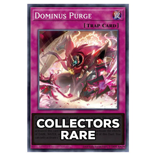 Dominus Purge RA05-EN150 card from the Yu-Gi-Oh! set Rarity Collection 5