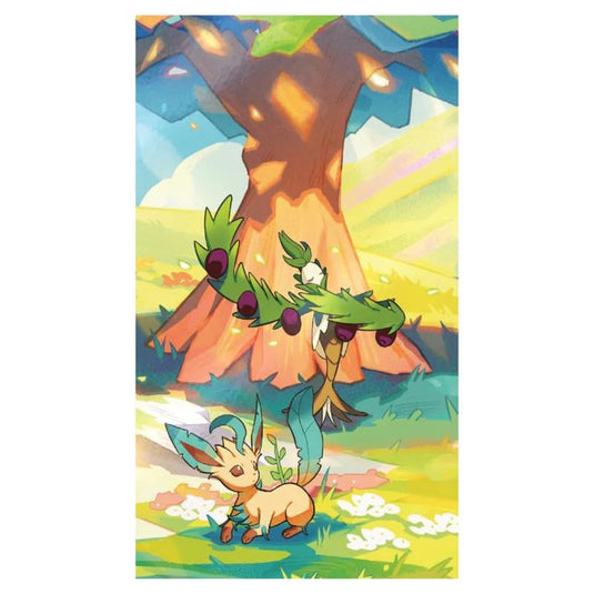 Pokemon - Vibrant Paldea - Mini Tin -  Leafeon & Arboliva - Art Card