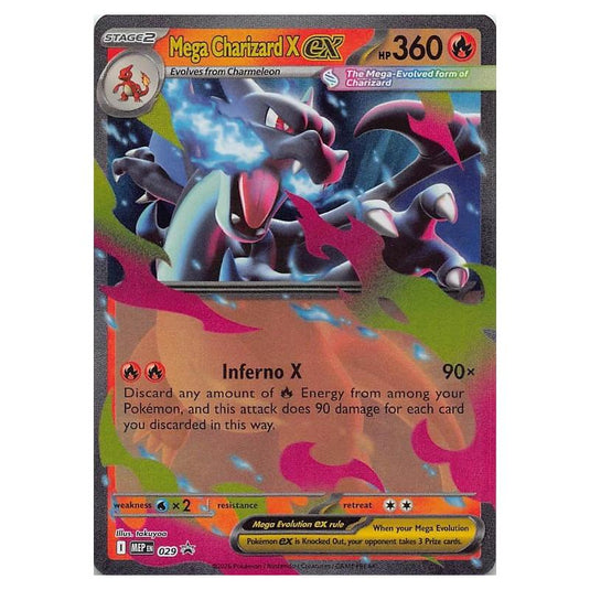 Pokemon - MEP Black Star Promos - Mega Charizard X ex - MEP029