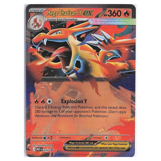 Pokemon - MEP Black Star Promos - Mega Charizard Y ex - MEP030