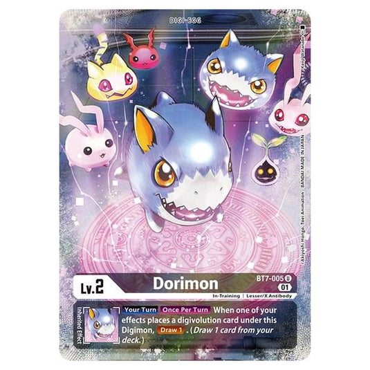 Digimon Card Game -Promos: Dimensional Phase (BT07) - Dorimon (Uncommon) - BT7-005 (Alt Art)