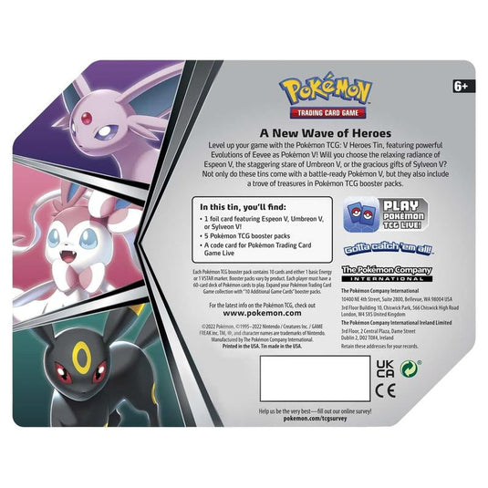 Pokemon - V Heroes - 7" Tin - Sylveon V