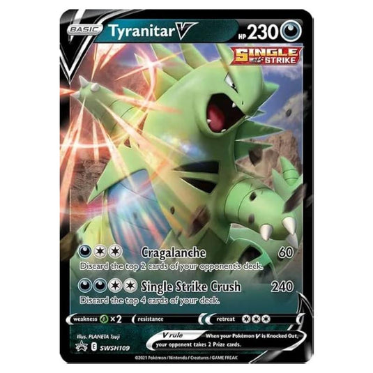 Pokemon - V Strikers Tin - 7" - Tyranitar V