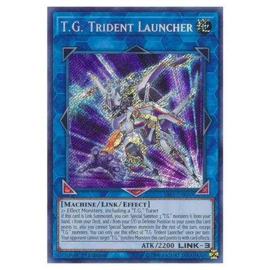 Yu-Gi-Oh! - Savage Strike - T.G. Trident Launcher (Secret Rare) SAST-EN050