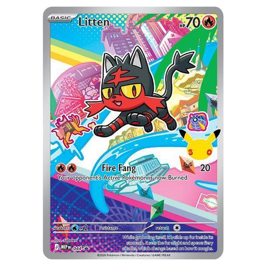 Pokemon - MEP Black Star Promos - Litten- MEP044