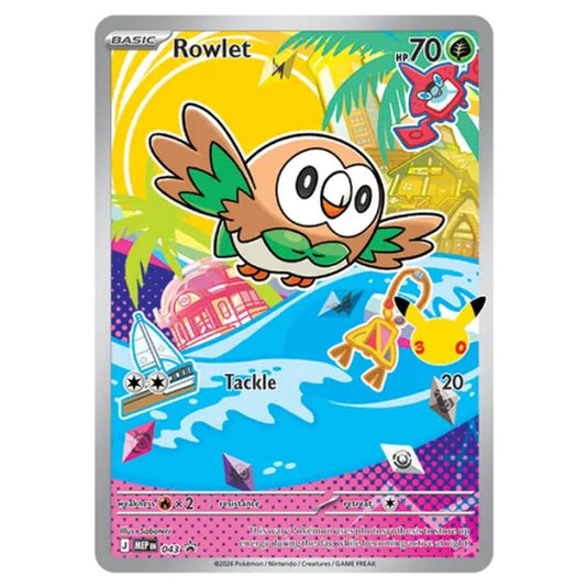 Pokemon - MEP Black Star Promos - Rowlet- MEP043