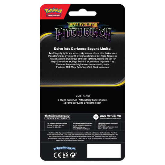 Pokemon - Mega Evolution - Pitch Black - Checklane Blister - Slowpoke