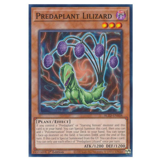Yu-Gi-Oh! - Blazing Dominion - Predaplant Lilizard (Common) - BLZD-EN008
