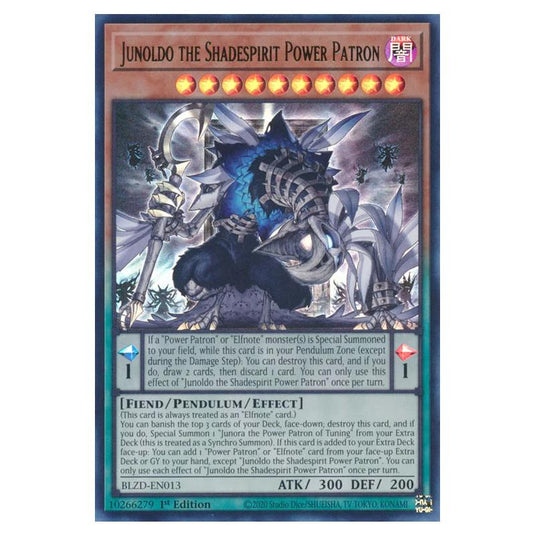 Yu-Gi-Oh! - Blazing Dominion - Junoldo the Shadespirit Power Patron (Ultra Rare) - BLZD-EN013