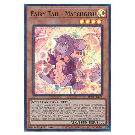 Yu-Gi-Oh! - Blazing Dominion - Fairy Tail - Matchgiru (Starlight Rare) - BLZD-EN016