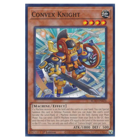 Yu-Gi-Oh! - Blazing Dominion - Convex Knight (Common) - BLZD-EN026