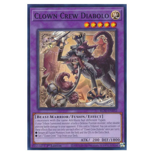 Yu-Gi-Oh! - Blazing Dominion - Clown Crew Diabolo (Common) - BLZD-EN032