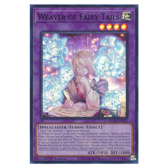 Yu-Gi-Oh! - Blazing Dominion - Weaver of Fairy Tails (Super Rare) - BLZD-EN033