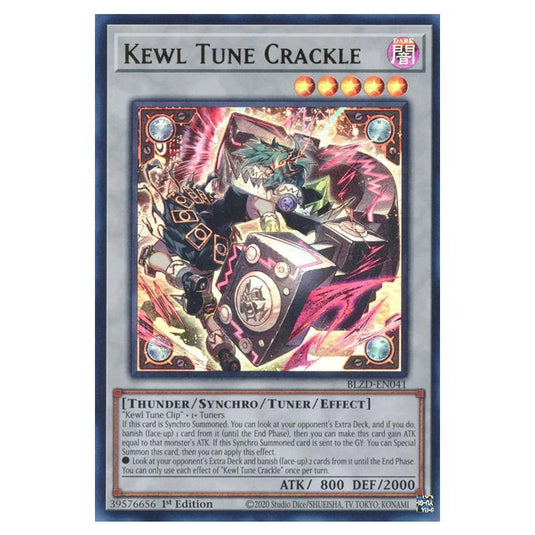 Yu-Gi-Oh! - Blazing Dominion - Kewl Tune Crackle (Ultra Rare) - BLZD-EN041