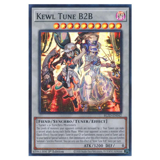 Yu-Gi-Oh! - Blazing Dominion - Kewl Tune B2B (Super Rare) - BLZD-EN042