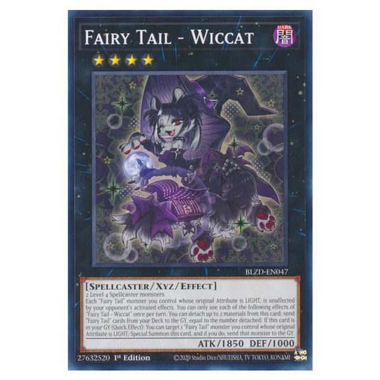 Yu-Gi-Oh! - Blazing Dominion - Fairy Tail – Wiccat (Common) - BLZD-EN047