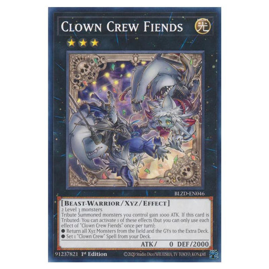 Yu-Gi-Oh! - Blazing Dominion - Clown Crew Fiends (Common) - BLZD-EN046
