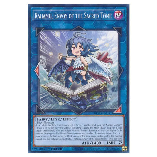 Yu-Gi-Oh! - Blazing Dominion - Rahamu, Envoy of the Sacred Tome (Common) - BLZD-EN051