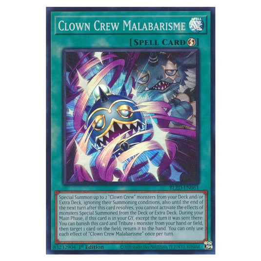Yu-Gi-Oh! - Blazing Dominion - Clown Crew Malabarisme (Super Rare) - BLZD-EN061